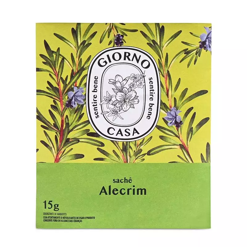 Sachê Perfumado de Alecrim 15g - Giorno