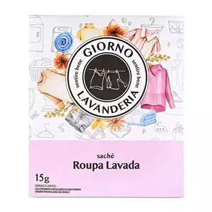 Sachê Perfumado Roupa Lavada 15g - Giorno