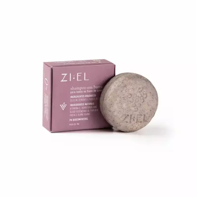 Shampoo em Barra Linha Uva - Ziel