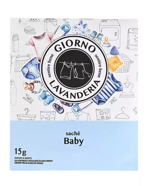 Sachê perfumado Lavanderia Baby 15g - Giorno
