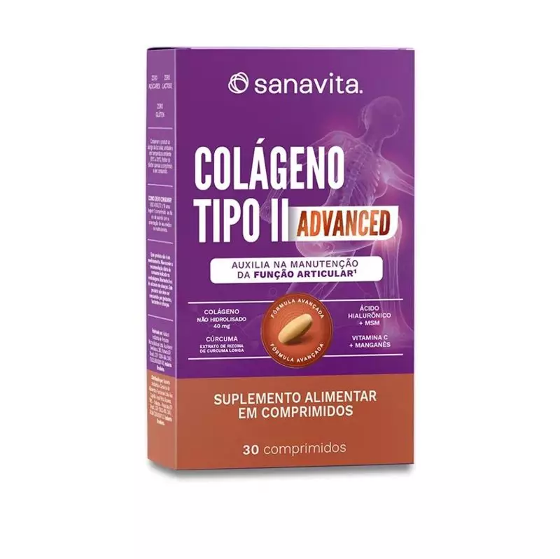 Colágeno Tipo II Advanced - Sanavita