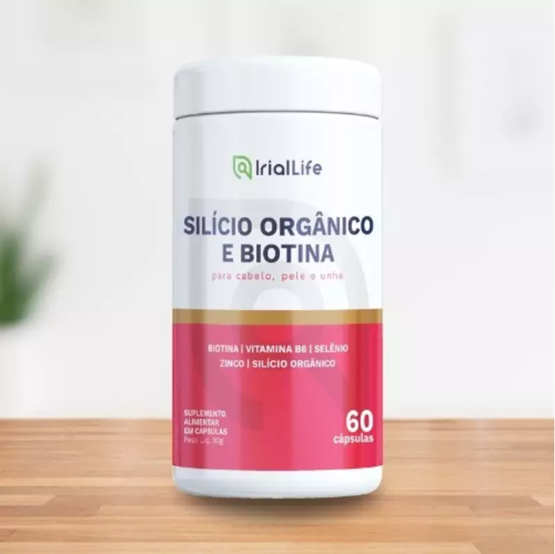 Silicio Orgânico e Biotina 60 Caps - IrialLife