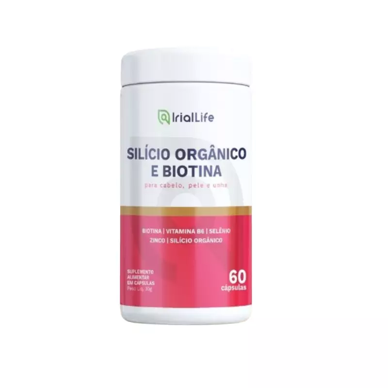 Silicio Orgânico e Biotina 60 Caps - IrialLife