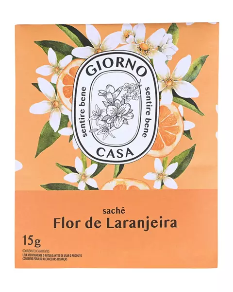 Sachê perfumado Flor de Laranjeira 15g - Giorno