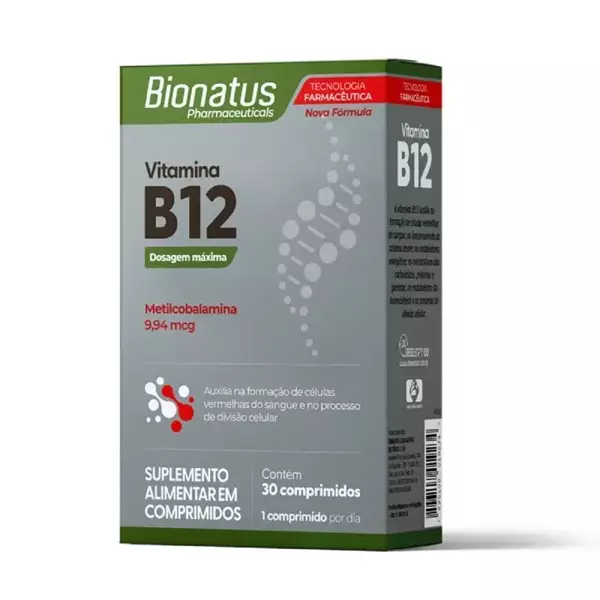 Vitamina B12 30Caps - Bionatus