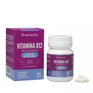 Vitamina B12 em Cápsulas - Sanavita