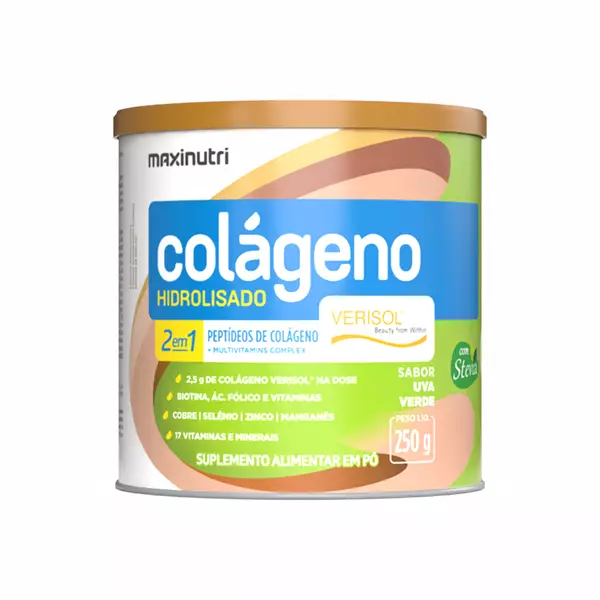 Colágeno C/Verisol Uva Verde 250G - Maxinutri