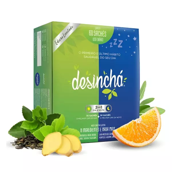 Desinchá Misto Dia + Noite - 60 sachês 