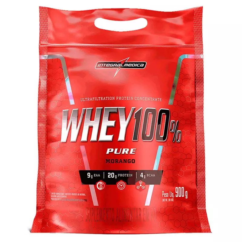 Whey 100% Pure Morango � Integralmedica
