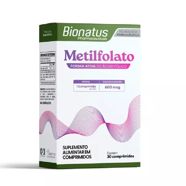 Metilfolato Ácido Fólico - Bionatus
