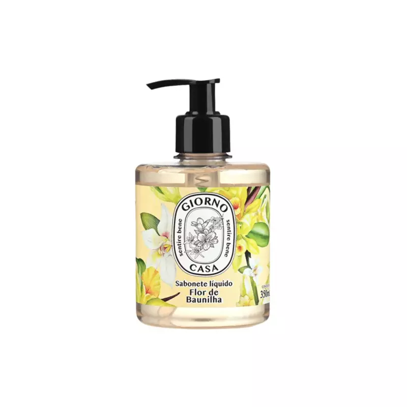 Sabonete Líquido Flor de Baunilha 350ml - Giorno