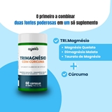 TriMagnésio com Cúrcuma 60 Cáps - Ayeko