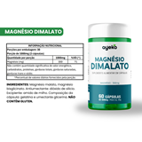 Magnésio Dimalato 300mg/60Cáps - Ayeko