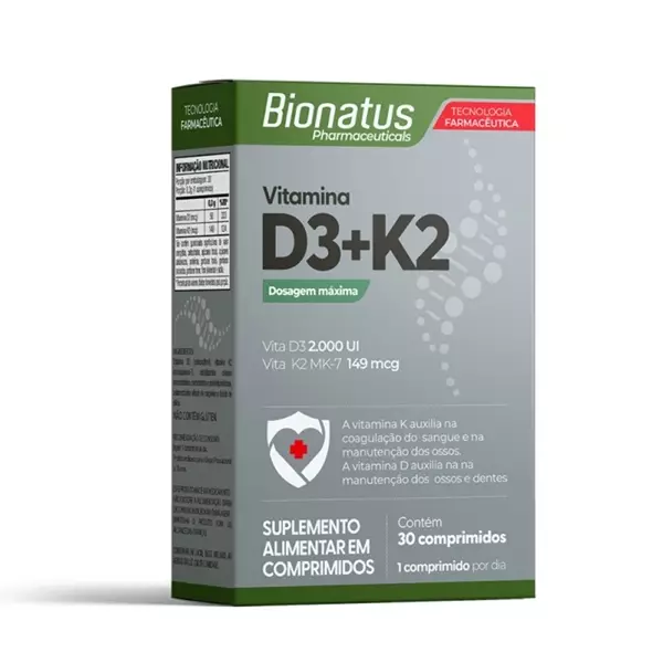 Vitamina D3 + K2 - Bionatus