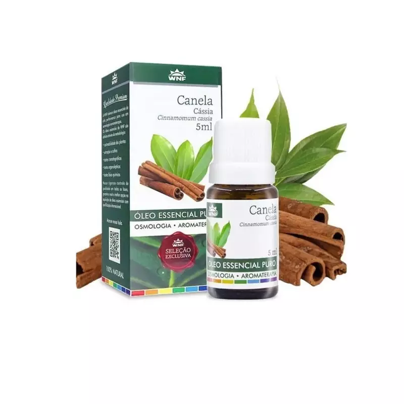 Óleo Essencial Canela Cassia 5Ml - WNF
